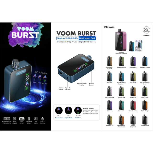 VOOM BRUST 15000 PUFFS